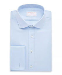 Pale Blue Classic Fit Double Cuff Royal Twill Formal Shirt