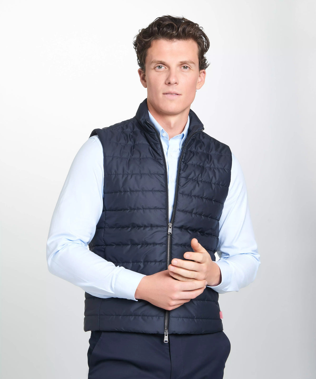 Navy Blue Padded Gilet