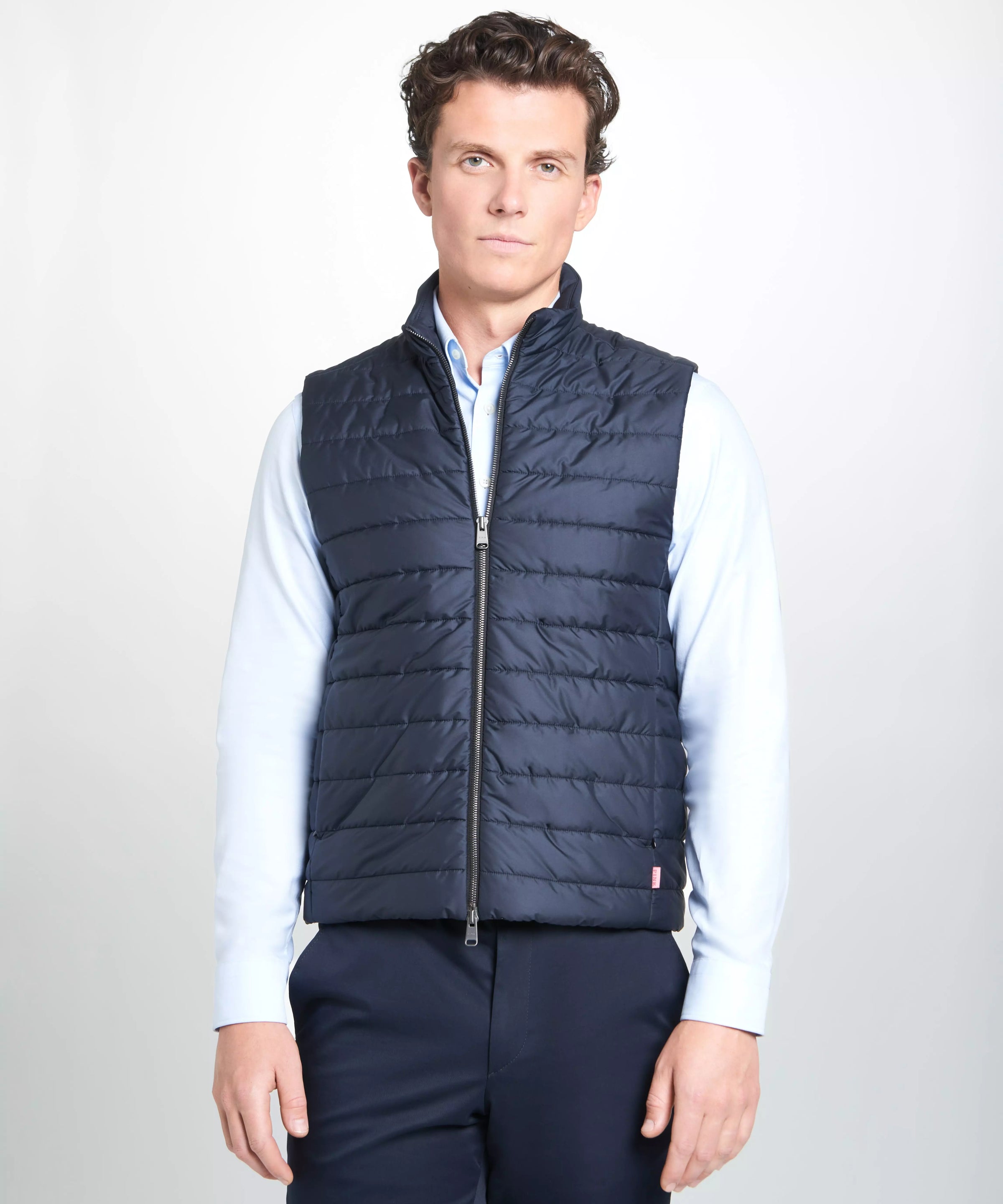 Navy Blue Padded Gilet